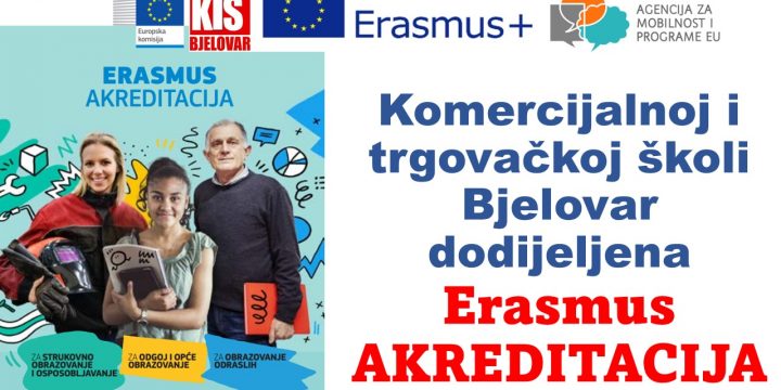 Erasmus akreditacija dodijeljena našoj školi